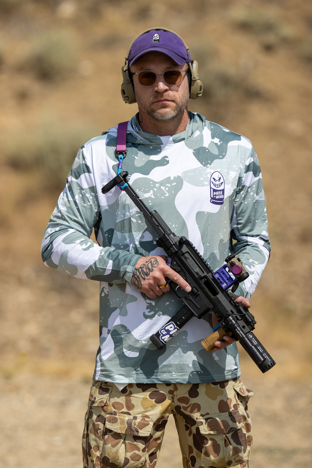 Piece of Mind Sun Hoodie Arctic Camo *** PREORDER ***